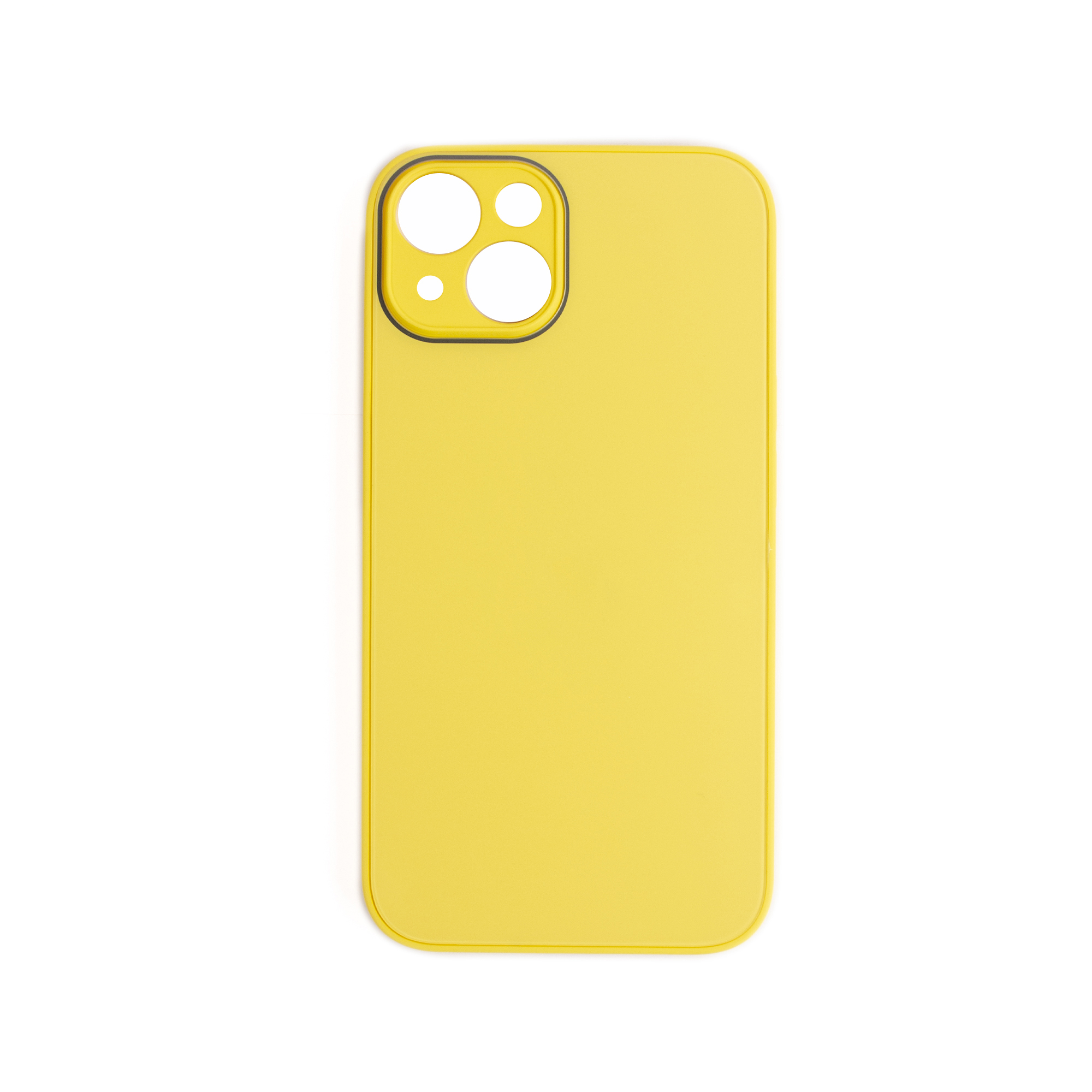 ScHitec Deluxe İphone 14 Mat Kılıf Sarı