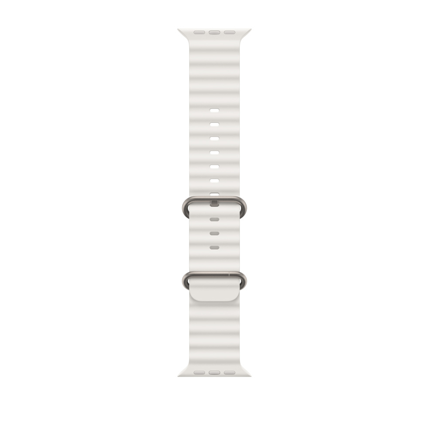 ScHitec 42-49mm Yeni Nesil Apple Uyumlu Akıllı Saat Kordonu Silikon Beyaz 20 Adet
